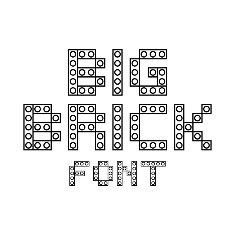 Big Brick Font
