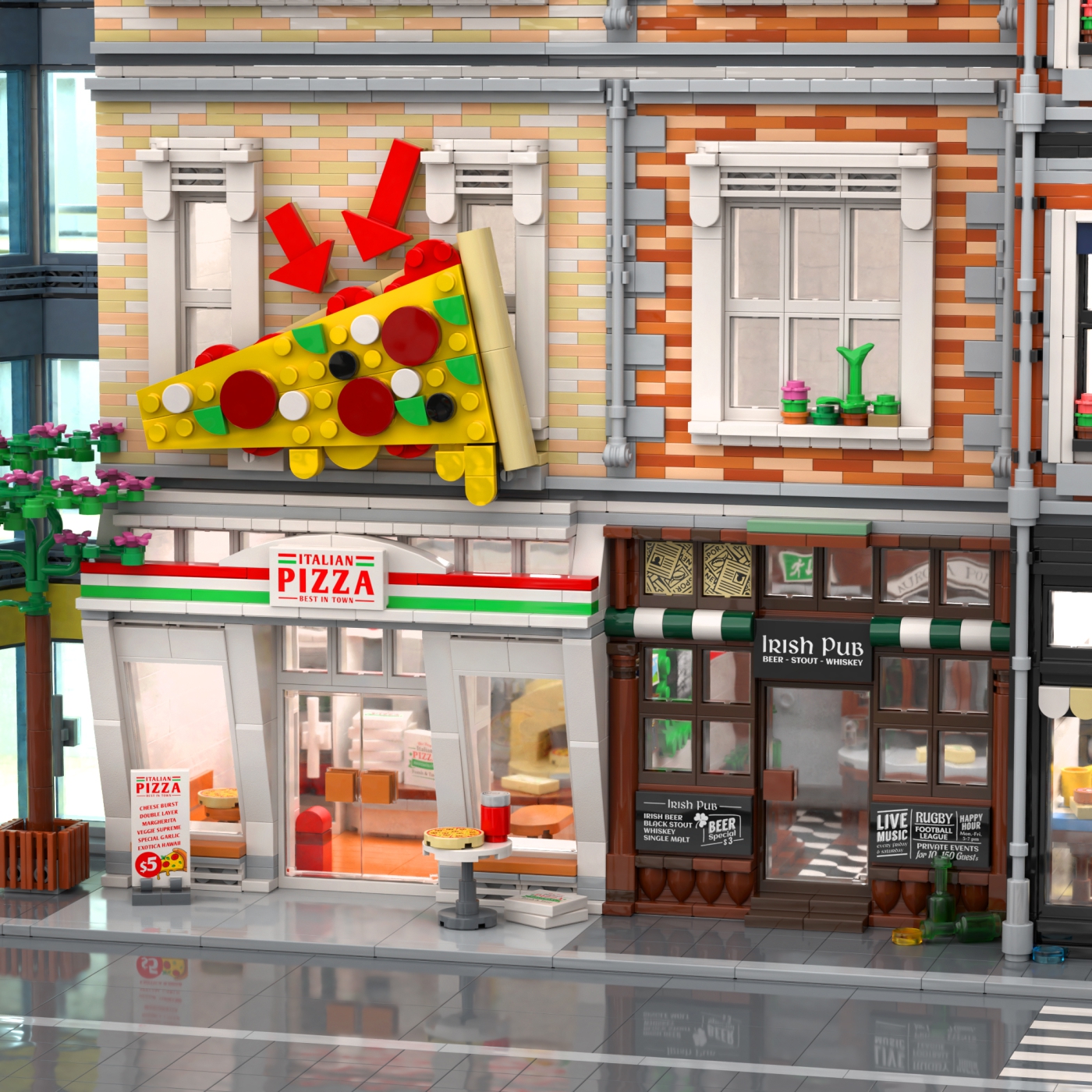 Pizza Station and Irish Pub