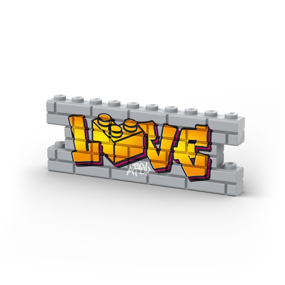 LOVE Graffiti Wand